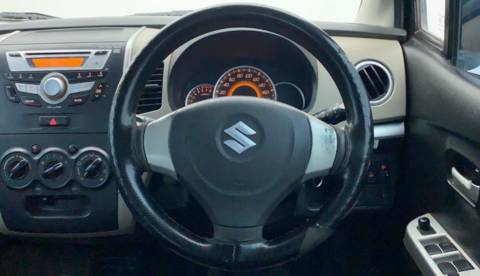 2016 Maruti Wagon R 1.0 VXI AMT, Petrol, Automatic, 85,941 km, Steering Wheel Close Up