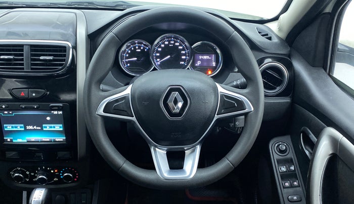 2019 Renault Duster RXS (O) CVT, Petrol, Automatic, 54,423 km, Steering Wheel Close Up