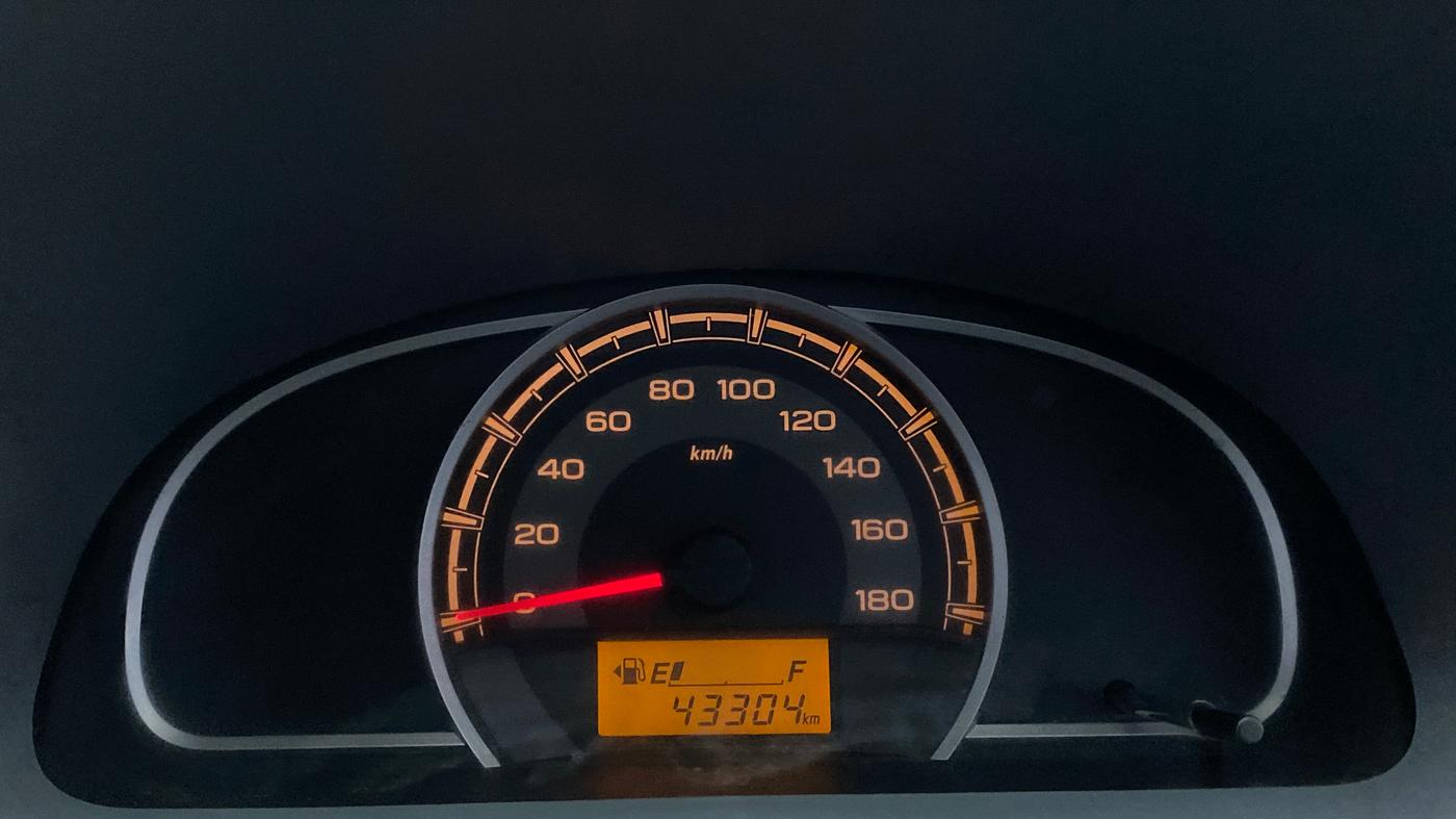 2012 Maruti Alto 800 LXI, Petrol, Manual, 43,345 km, Odometer Image