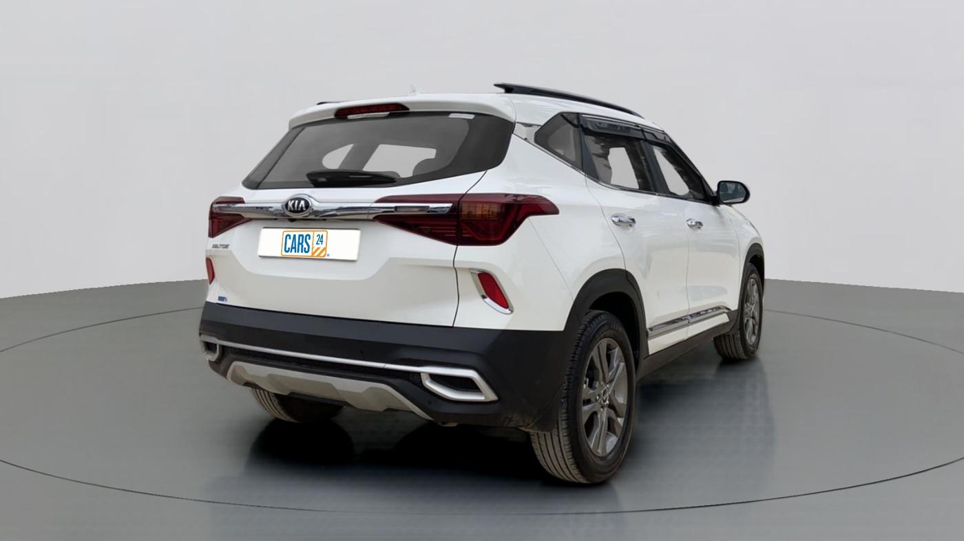 2020 KIA SELTOS HTX 1.5 PETROL MT, Petrol, Manual, 11,280 km, Right Back Diagonal