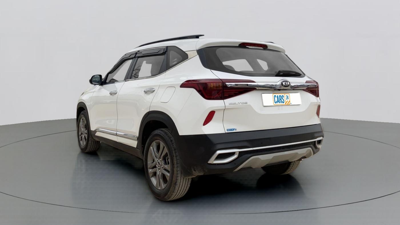 2020 KIA SELTOS HTX 1.5 PETROL MT, Petrol, Manual, 11,280 km, Left Back Diagonal