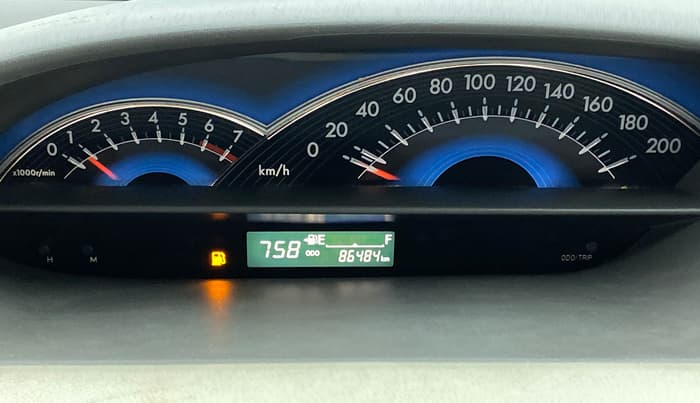 2015 Toyota Etios G, Petrol, Manual, 86,484 km, Odometer Image