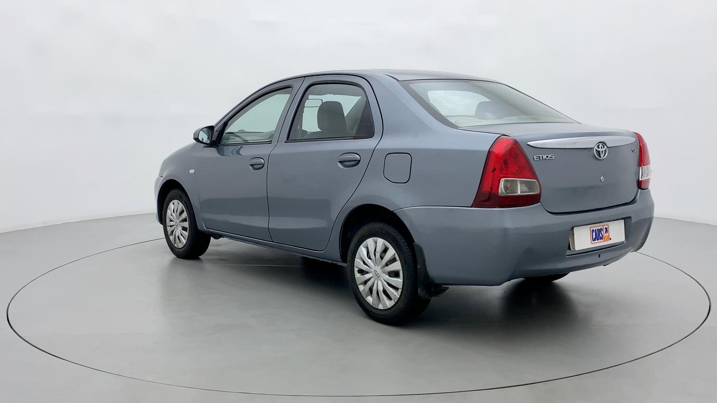 2015 Toyota Etios G, Petrol, Manual, 86,484 km, Left Back Diagonal