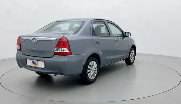 2015 Toyota Etios G, Petrol, Manual, 86,484 km, Right Back Diagonal