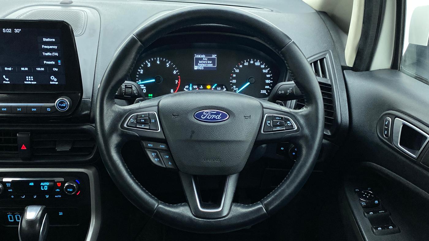 2017 Ford Ecosport 1.5 TITANIUM PLUS TI VCT AT, Petrol, Automatic, 85,982 km, Steering Wheel Close Up