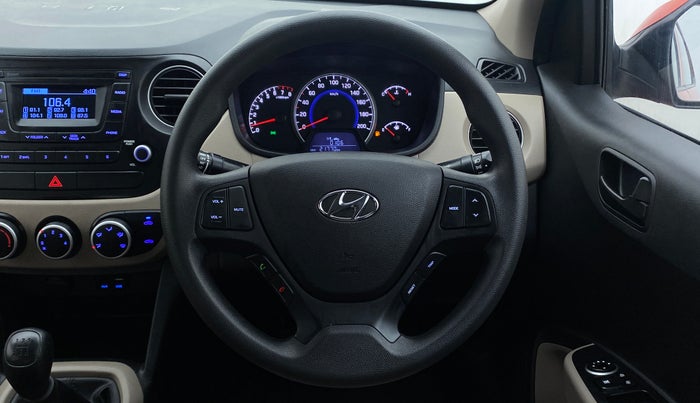 2019 Hyundai Grand i10 MAGNA 1.2 KAPPA VTVT, Petrol, Manual, 21,826 km, Steering Wheel Close Up