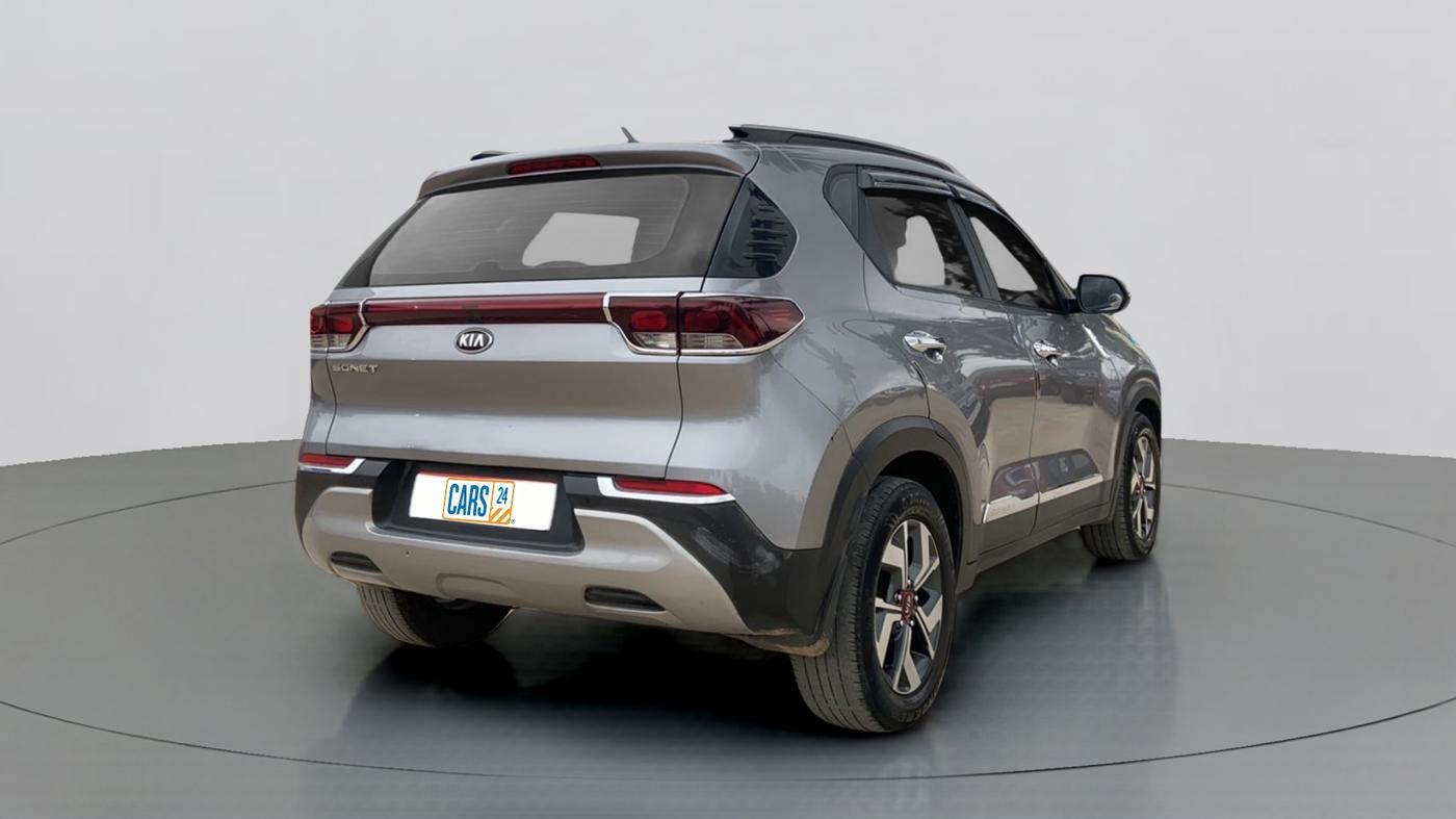 2021 KIA SONET HTK+ 1.5D MT, Diesel, Manual, 44,445 km, Right Back Diagonal