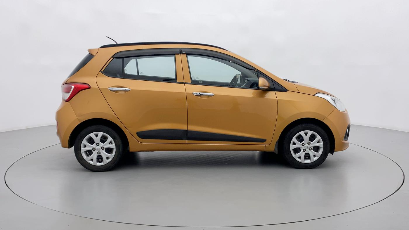 2013 Hyundai Grand i10 SPORTZ 1.2 KAPPA VTVT, Petrol, Manual, 76,761 km, Right Side View