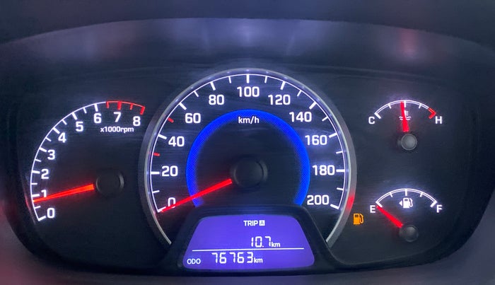 2013 Hyundai Grand i10 SPORTZ 1.2 KAPPA VTVT, Petrol, Manual, 76,761 km, Odometer Image