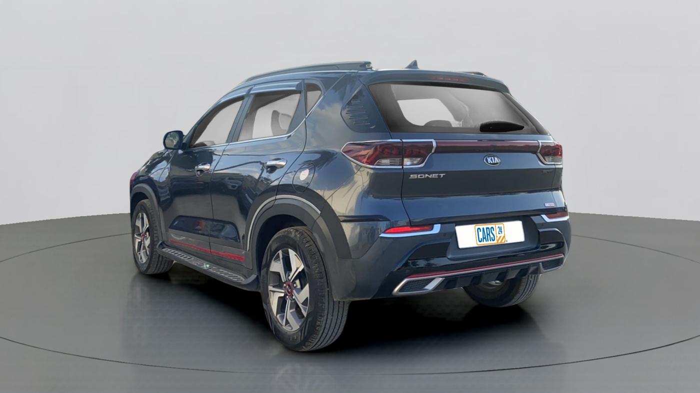 2020 KIA SONET GTX + 1.0 IMT, Petrol, Manual, 19,359 km, Left Back Diagonal