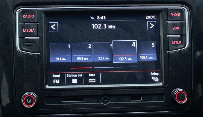 2021 Volkswagen Polo GT TSI AT 1.0, Petrol, Automatic, 78,065 km, Infotainment System
