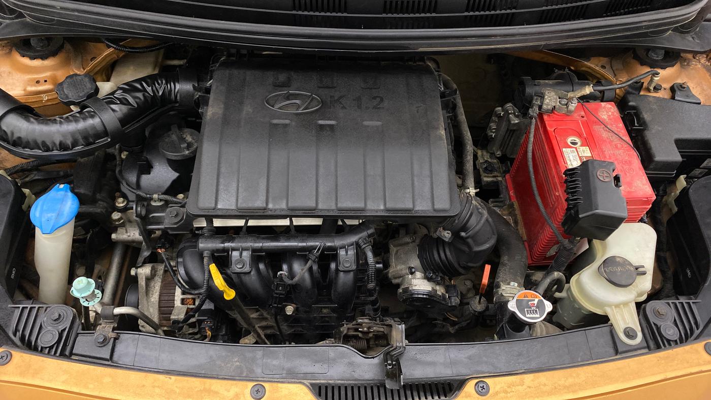 2017 Hyundai Grand i10 SPORTZ (O) 1.2 AT VTVT, Petrol, Automatic, 38,616 km, Open Bonet