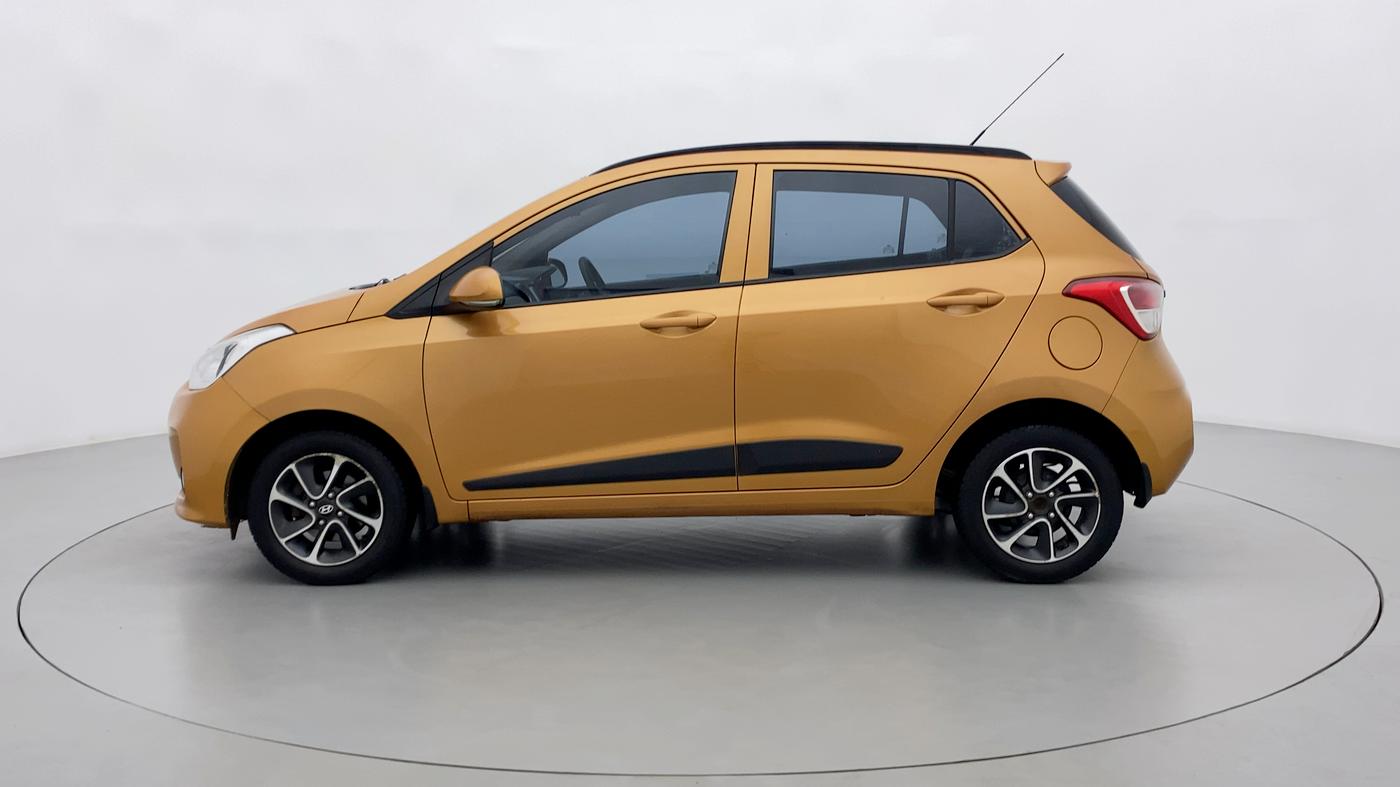 2017 Hyundai Grand i10 SPORTZ (O) 1.2 AT VTVT, Petrol, Automatic, 38,616 km, Left Side