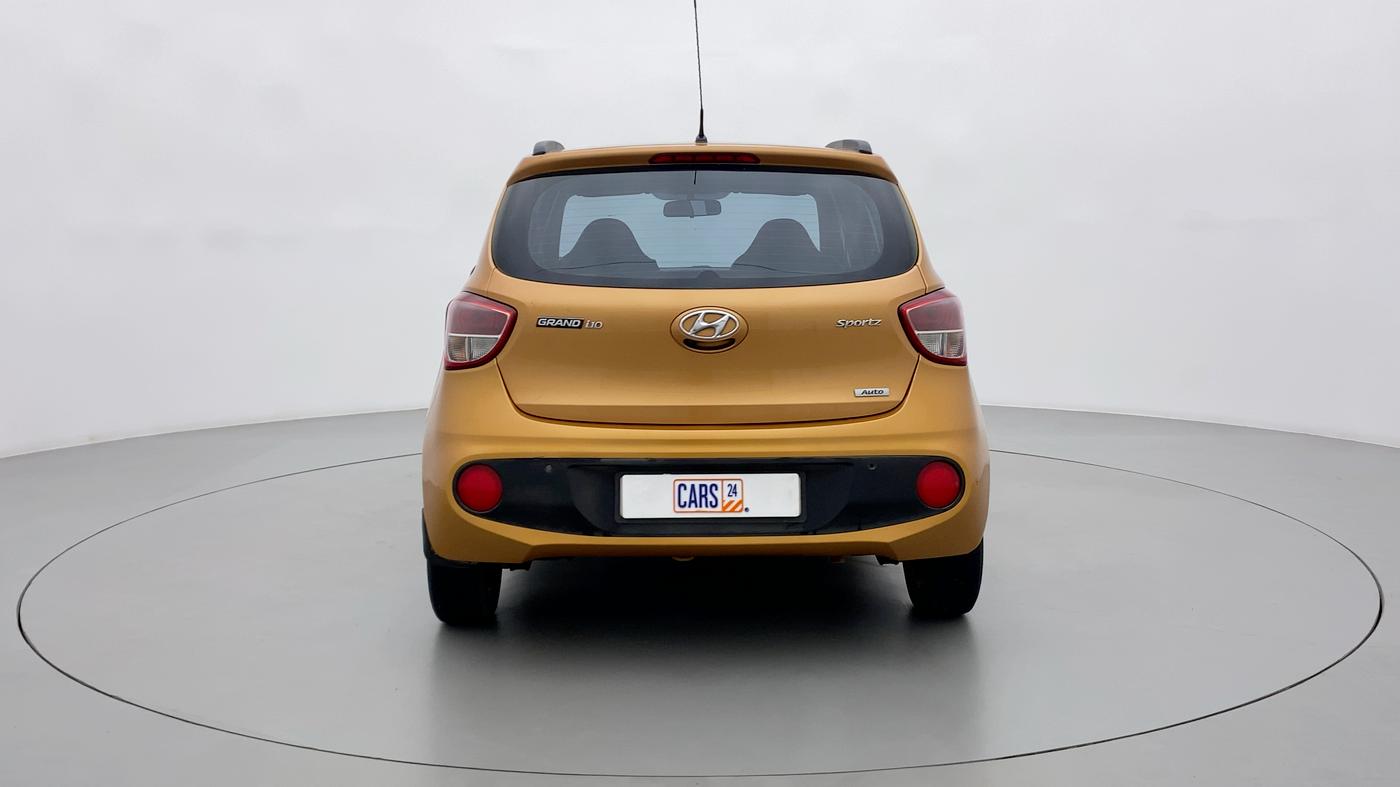 2017 Hyundai Grand i10 SPORTZ (O) 1.2 AT VTVT, Petrol, Automatic, 38,616 km, Back/Rear