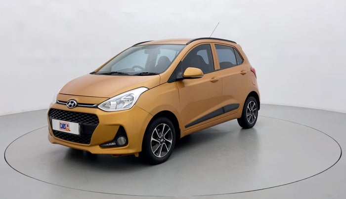 2017 Hyundai Grand i10 SPORTZ (O) 1.2 AT VTVT, Petrol, Automatic, 38,616 km, Left Front Diagonal