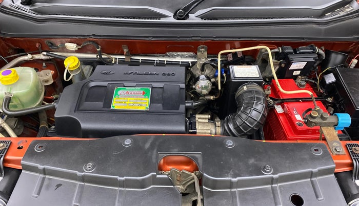 2017 Mahindra Kuv100 K4 6 STR, CNG, Manual, 58,450 km, Open Bonet