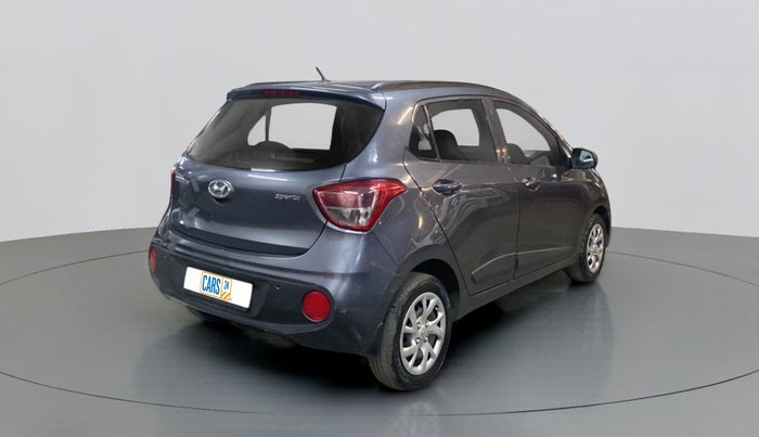 2018 Hyundai Grand i10 SPORTZ 1.2 KAPPA VTVT, Petrol, Manual, 30,114 km, Right Back Diagonal