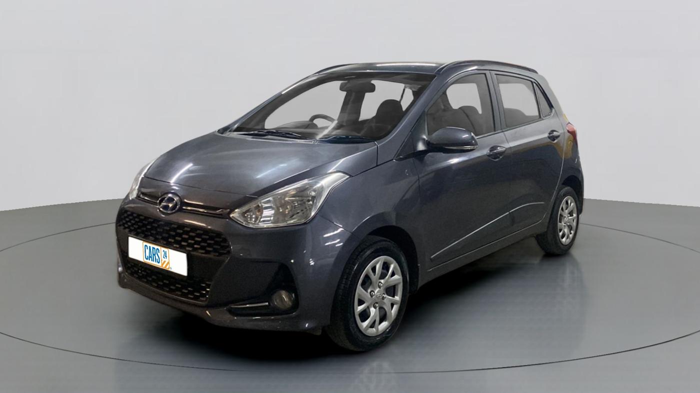 2018 Hyundai Grand i10 SPORTZ 1.2 KAPPA VTVT, Petrol, Manual, 30,114 km, Left Front Diagonal