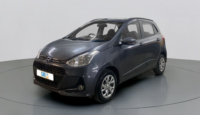 2018 Hyundai Grand i10 SPORTZ 1.2 KAPPA VTVT, Petrol, Manual, 30,114 km, Left Front Diagonal