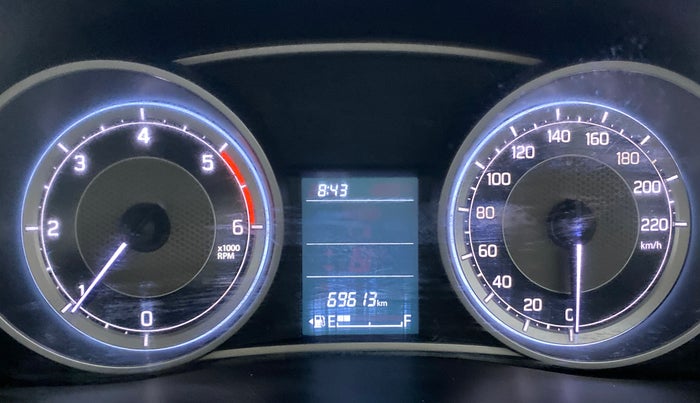 2018 Maruti Dzire VDI, Diesel, Manual, 69,613 km, Odometer Image