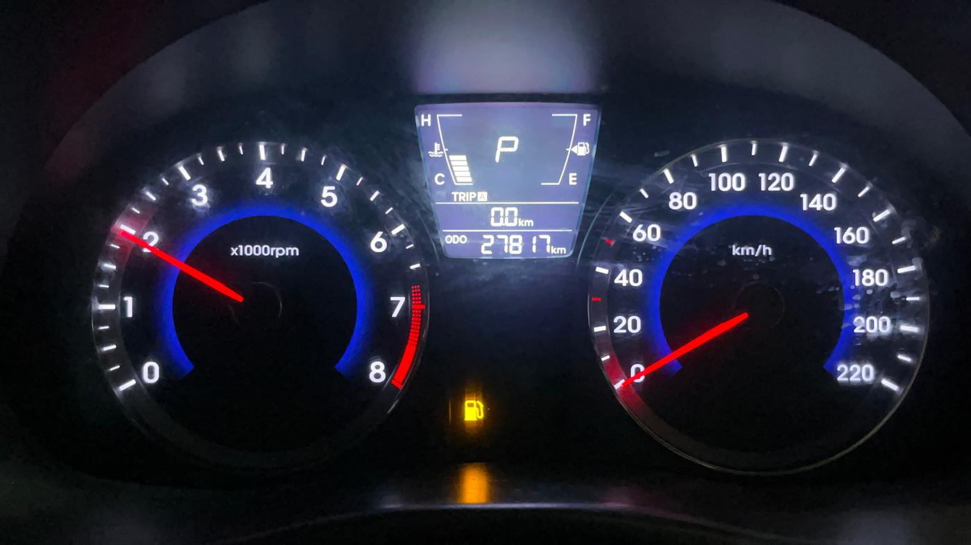 2014 Hyundai Verna FLUIDIC 1.6 VTVT SX AT, Petrol, Automatic, 27,848 km, Odometer Image