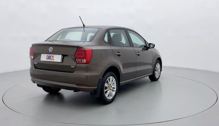 2017 Volkswagen Ameo HIGHLINE DSG 1.5 DIESEL , Diesel, Automatic, 74,849 km, Right Back Diagonal