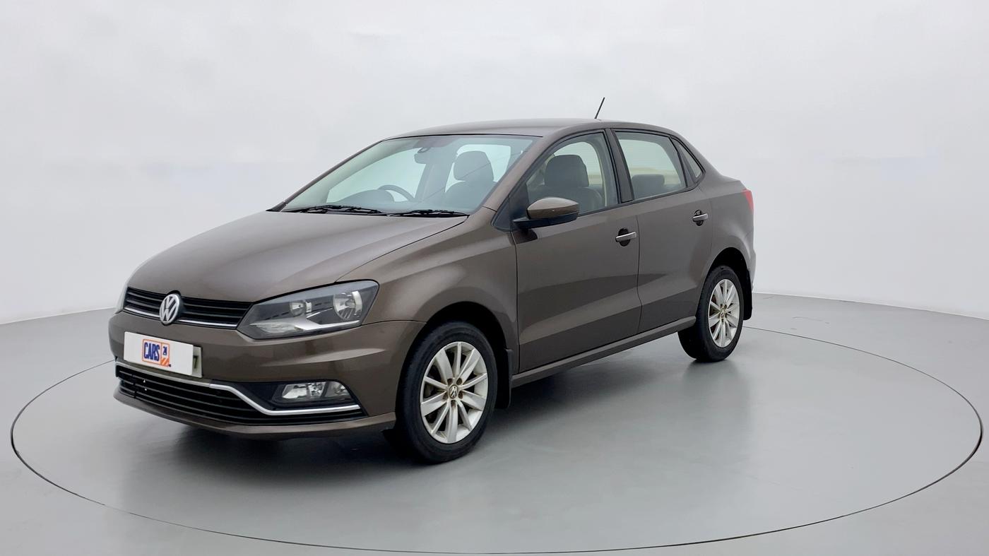 2017 Volkswagen Ameo HIGHLINE DSG 1.5 DIESEL , Diesel, Automatic, 74,849 km, Left Front Diagonal