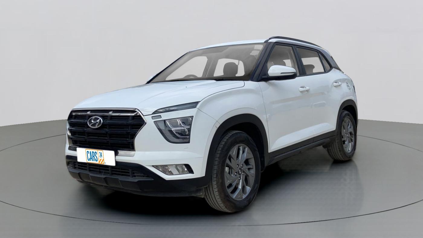 2021 Hyundai Creta SX (O) 1.4 TURBO DCT, Petrol, Automatic, 14,350 km, Left Front Diagonal