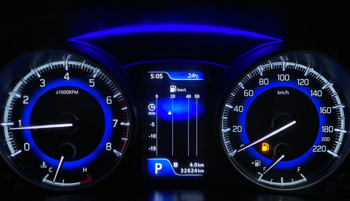 2019 Toyota Glanza V CVT, Petrol, Automatic, 32,624 km, Odometer Image