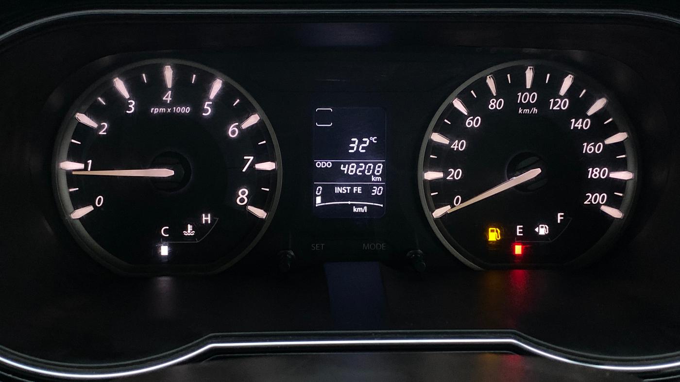 2015 Tata Zest XT RT, Petrol, Manual, 48,207 km, Odometer Image