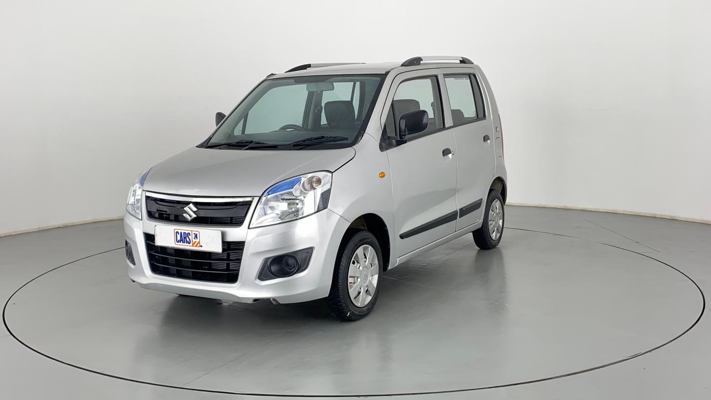 2014 Maruti Wagon R 1.0 LXI CNG, CNG, Manual, 80,758 km, Left Front Diagonal