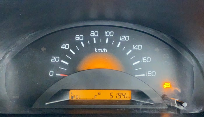 2014 Maruti Wagon R 1.0 LXI CNG, CNG, Manual, 80,758 km, Odometer Image