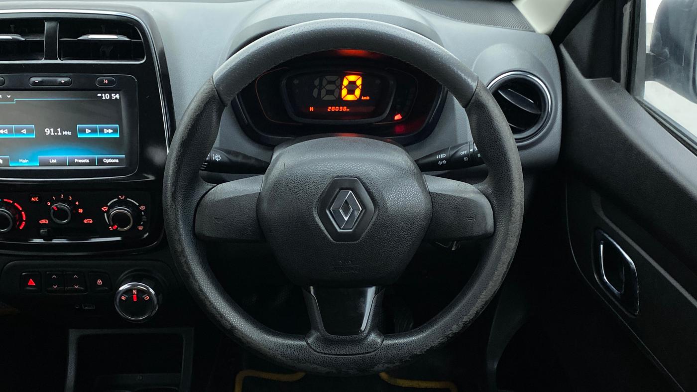 2018 Renault Kwid RXT 1.0 EASY-R AT OPTION, Petrol, Automatic, 28,355 km, Steering Wheel Close Up