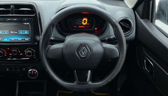 2018 Renault Kwid RXT 1.0 EASY-R AT OPTION, Petrol, Automatic, 28,355 km, Steering Wheel Close Up