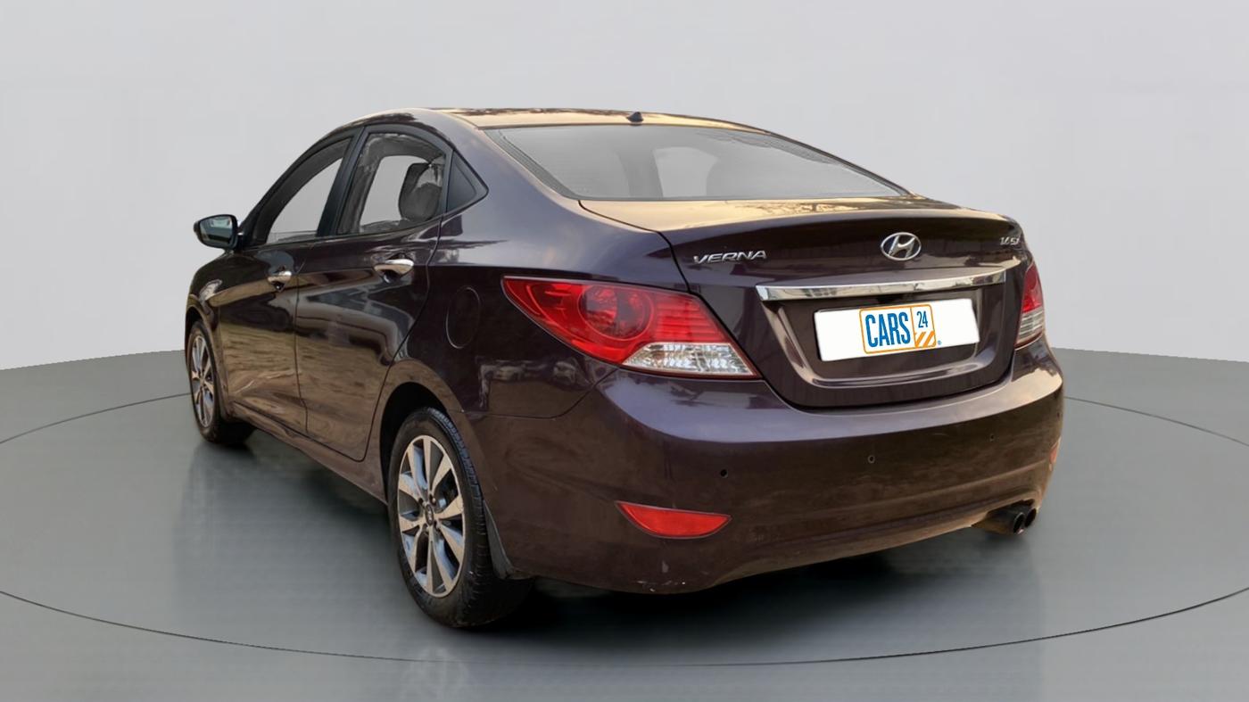 2013 Hyundai Verna FLUIDIC 1.6 CRDI SX OPT AT, Diesel, Automatic, 85,244 km, Left Back Diagonal