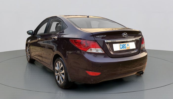 2013 Hyundai Verna FLUIDIC 1.6 CRDI SX OPT AT, Diesel, Automatic, 85,244 km, Left Back Diagonal