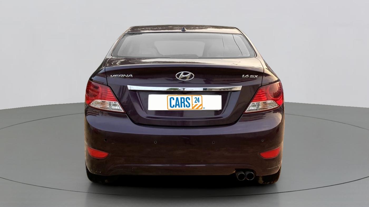 2013 Hyundai Verna FLUIDIC 1.6 CRDI SX OPT AT, Diesel, Automatic, 85,244 km, Back/Rear