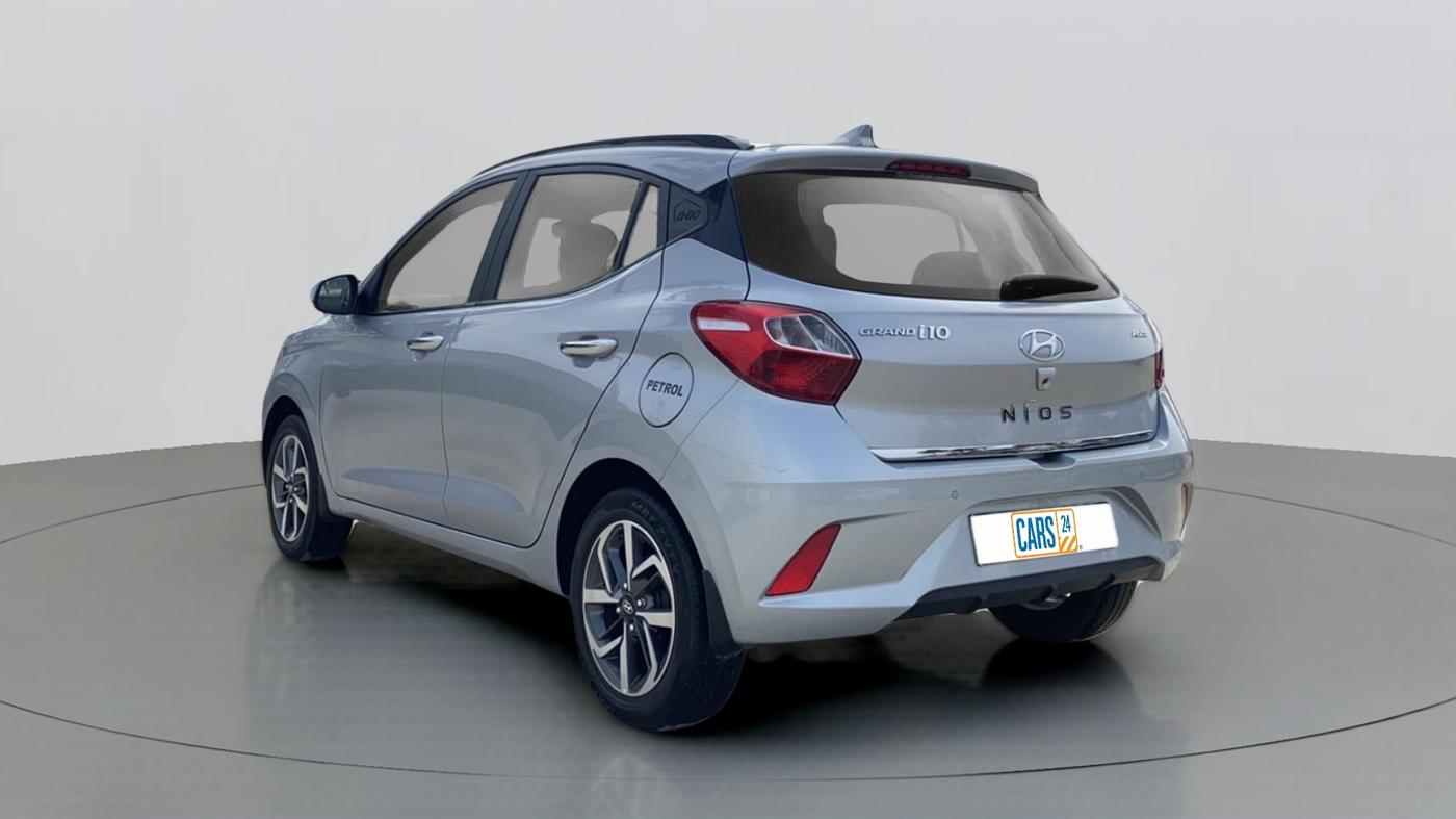 2020 Hyundai GRAND I10 NIOS ASTA AMT 1.2 KAPPA VTVT, Petrol, Automatic, 16,702 km, Left Back Diagonal