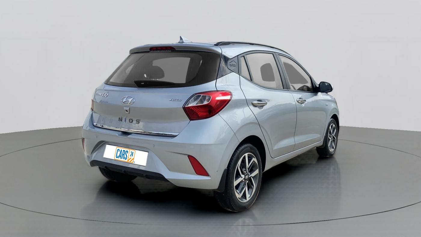2020 Hyundai GRAND I10 NIOS ASTA AMT 1.2 KAPPA VTVT, Petrol, Automatic, 16,702 km, Right Back Diagonal