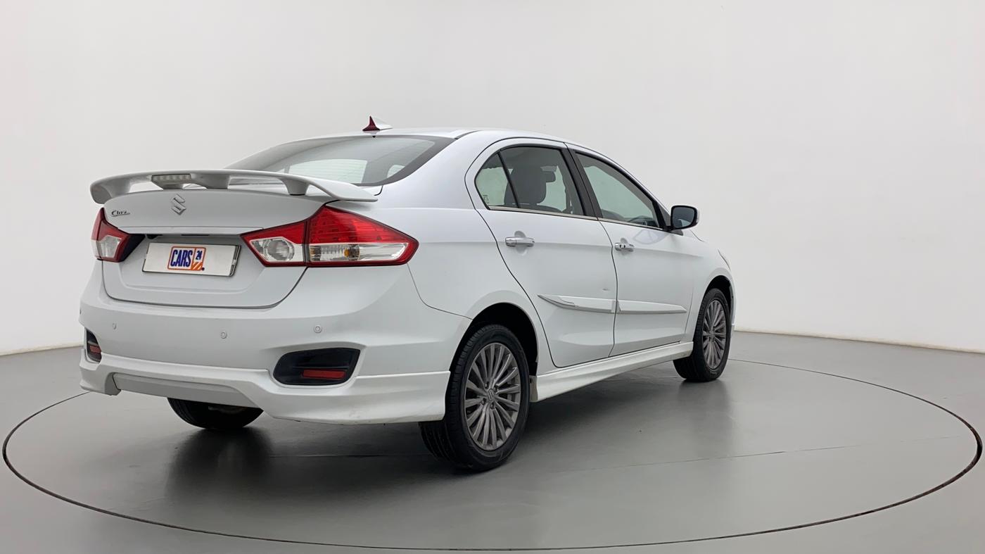 2017 Maruti Ciaz S 1.4 MT PETROL, Petrol, Manual, 24,624 km, Right Back Diagonal
