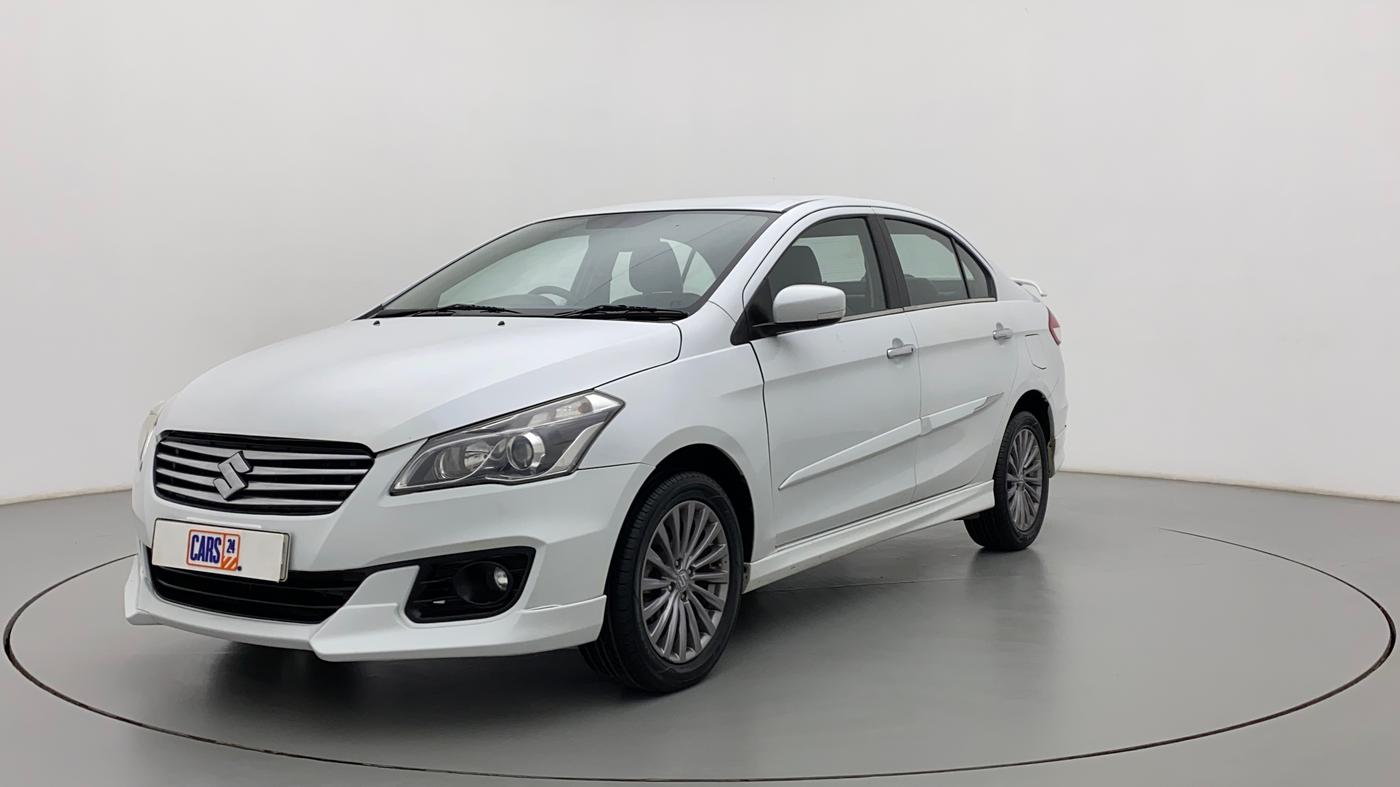 2017 Maruti Ciaz S 1.4 MT PETROL, Petrol, Manual, 24,624 km, Left Front Diagonal