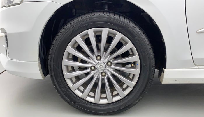 2017 Maruti Ciaz S 1.4 MT PETROL, Petrol, Manual, 24,624 km, Left Front Wheel