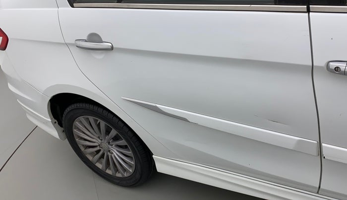 2017 Maruti Ciaz S 1.4 MT PETROL, Petrol, Manual, 24,624 km, Right rear door - Slightly dented