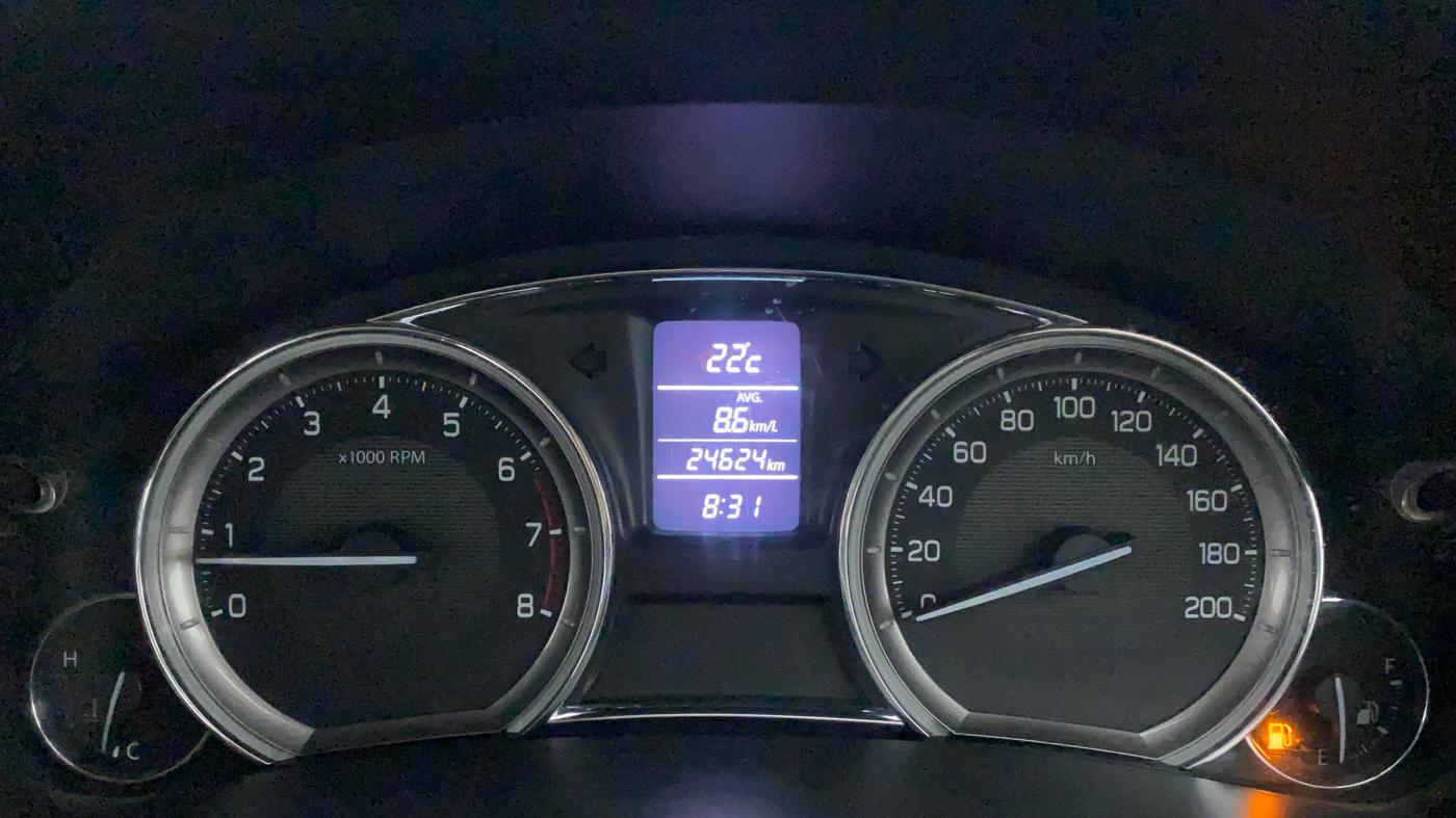 2017 Maruti Ciaz S 1.4 MT PETROL, Petrol, Manual, 24,624 km, Odometer Image