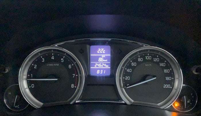 2017 Maruti Ciaz S 1.4 MT PETROL, Petrol, Manual, 24,624 km, Odometer Image