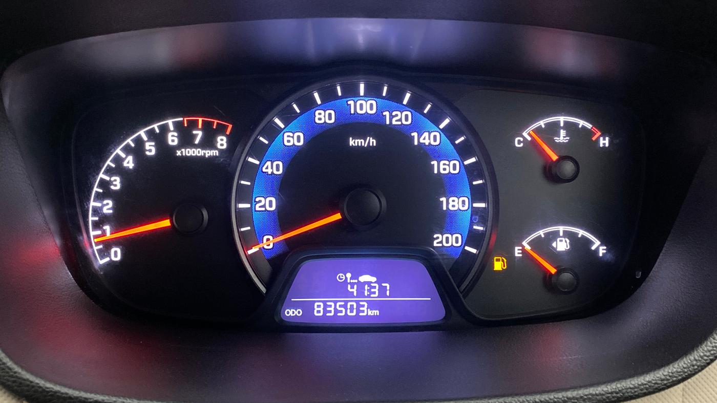 2015 Hyundai Xcent BASE 1.2, Petrol, Manual, 83,459 km, Odometer Image