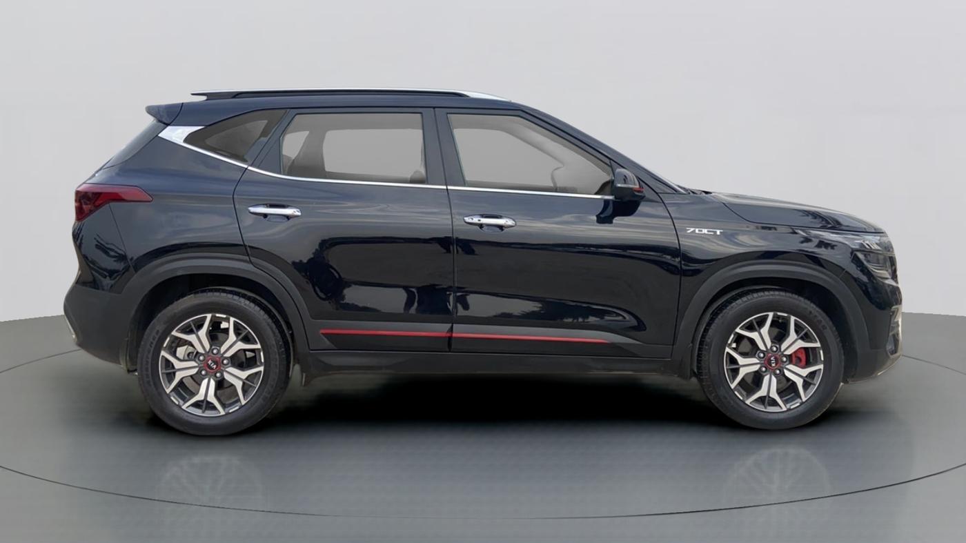 2019 KIA SELTOS 1.4 GTX+ TURBO GDI PETROL AT, Petrol, Automatic, 21,195 km, Right Side View