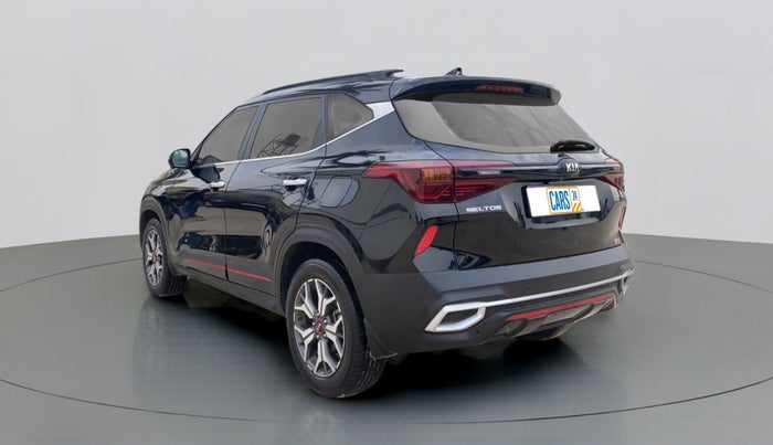 2019 KIA SELTOS 1.4 GTX+ TURBO GDI PETROL AT, Petrol, Automatic, 21,195 km, Left Back Diagonal