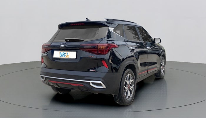 2019 KIA SELTOS 1.4 GTX+ TURBO GDI PETROL AT, Petrol, Automatic, 21,195 km, Right Back Diagonal