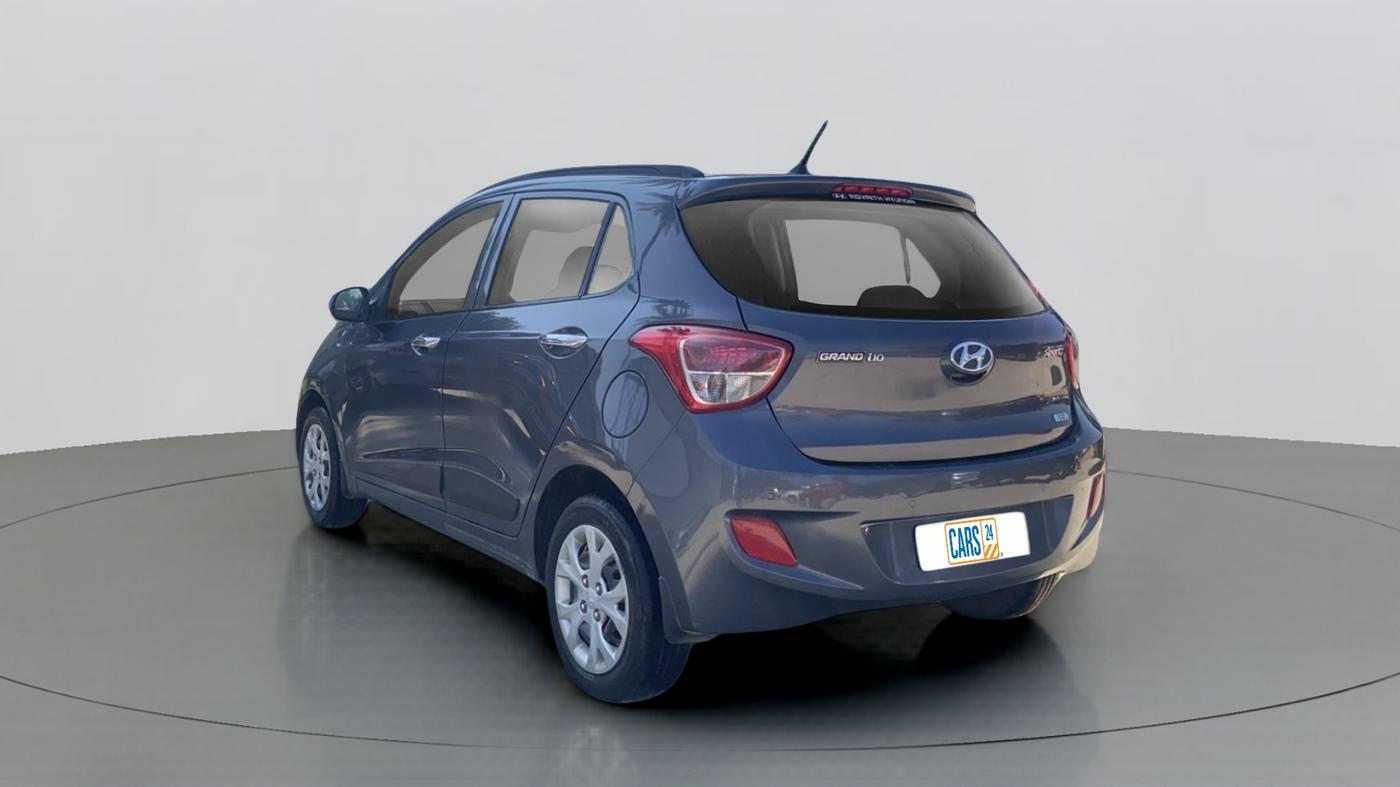 2014 Hyundai Grand i10 SPORTZ 1.2 KAPPA VTVT, Petrol, Manual, 24,470 km, Left Back Diagonal